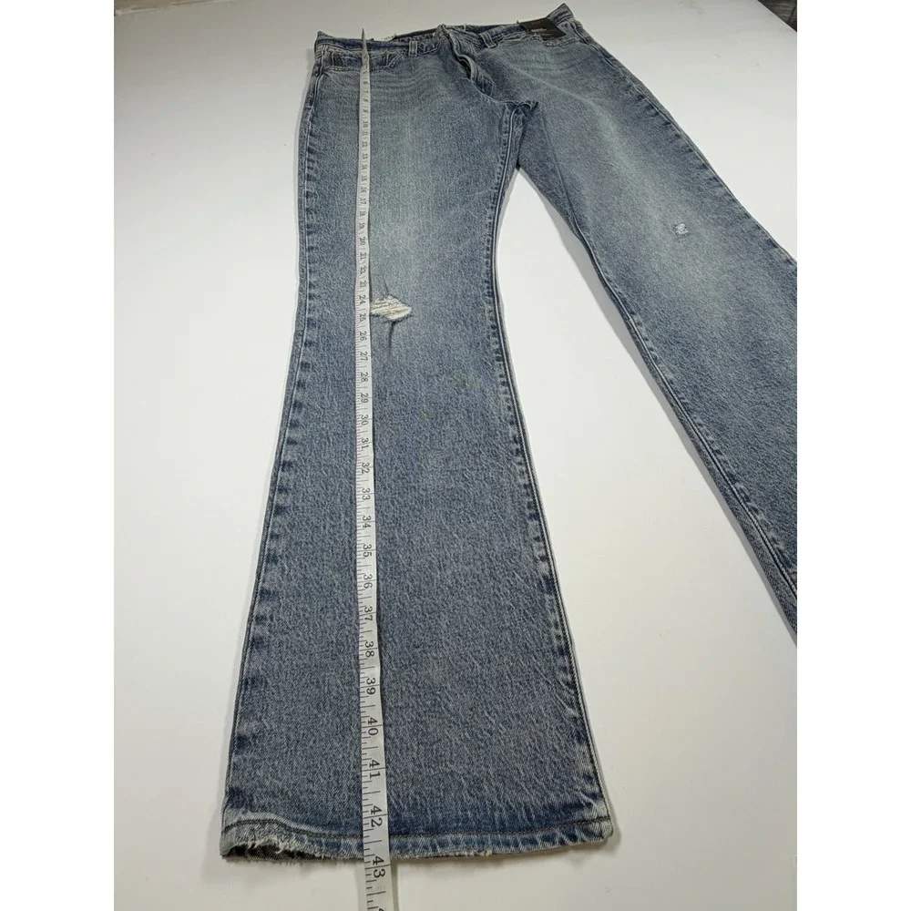 Levi's Premium Wedgie Bootcut Jeans Women's 33x34 High Rise Blue Denim NWT